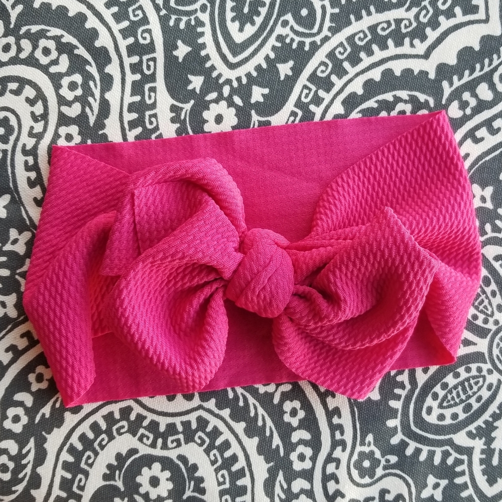 🆕️bright pink headwrap headband